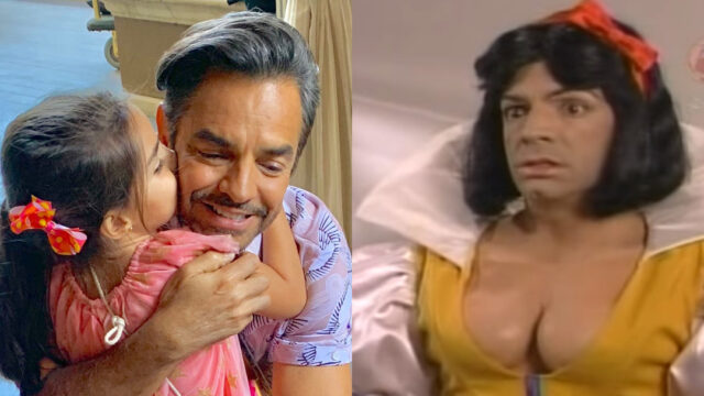 Eugenio Derbez y su cambio de look a manos de hija Aitana