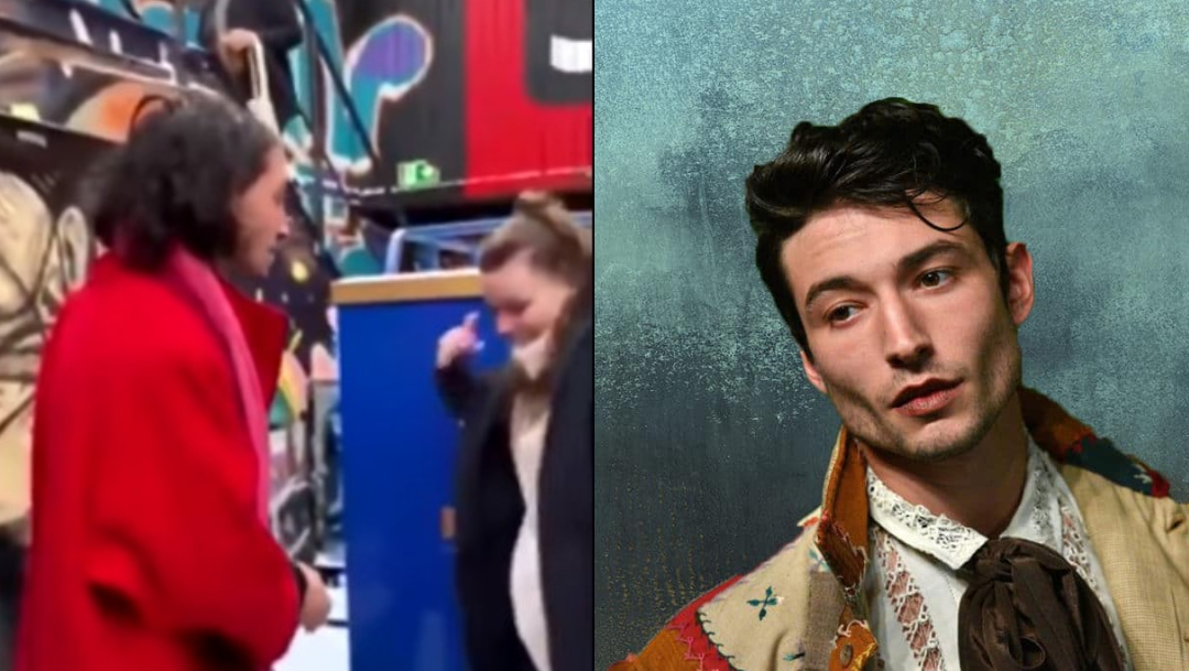 Ezra Miller ataca y ahorca a una fan: video viral en Twitter