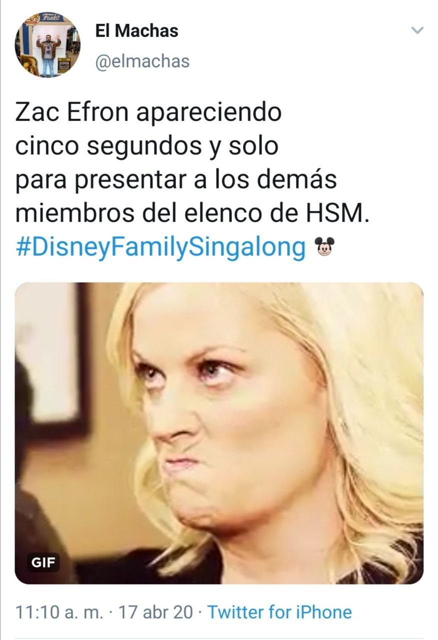 Zac Efron no canto en el reencuentro de High School Musical e Internet le hizo memes