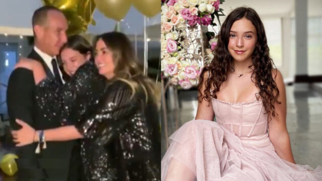 Hija de Andrea Legarreta Mía y su fiesta vestido de XV años