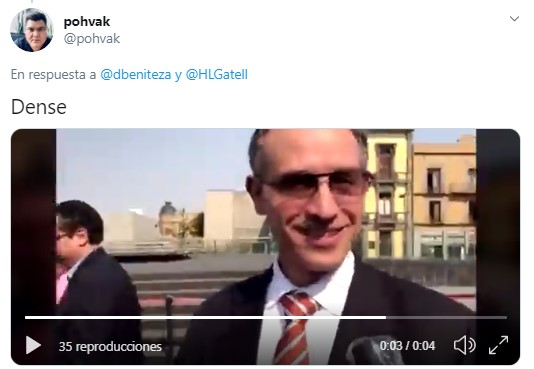 Hugo Lopez Gatell es llamado papi por indigente