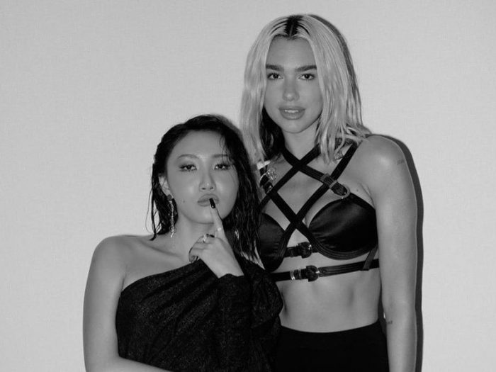 Hwasa de mamamoo y dua lipa juntas