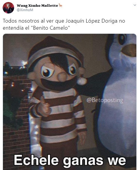 Joaquín Lopez Dóriga no sabe quién es Benito Camelo