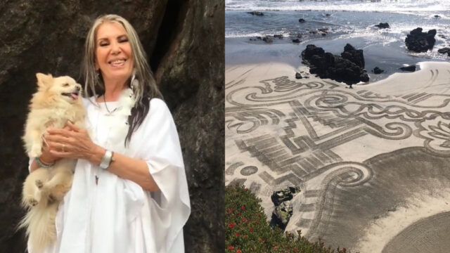 Lila Deneken impacta con señales misteriosas en playa