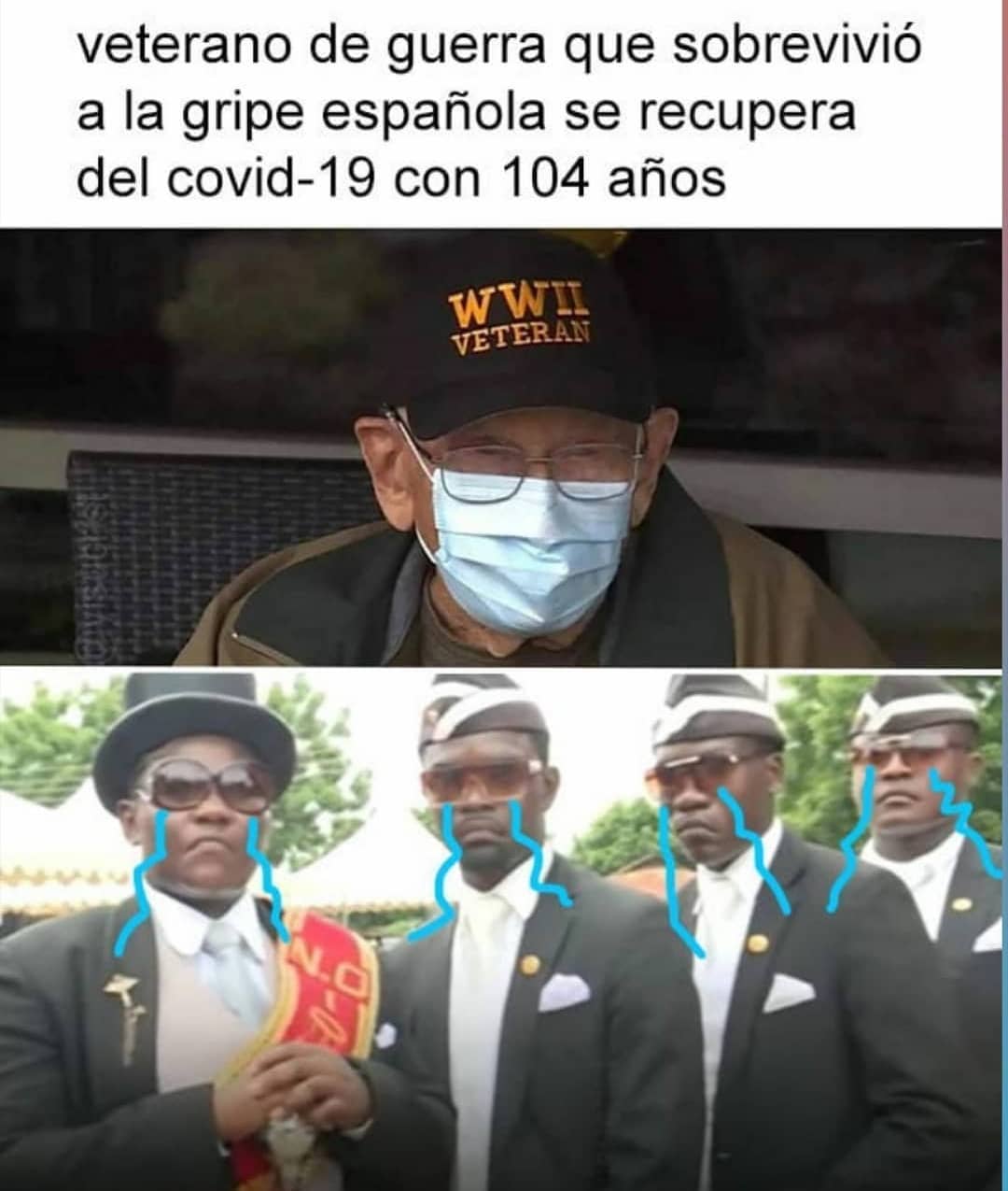 Meme de los negros y el ataud