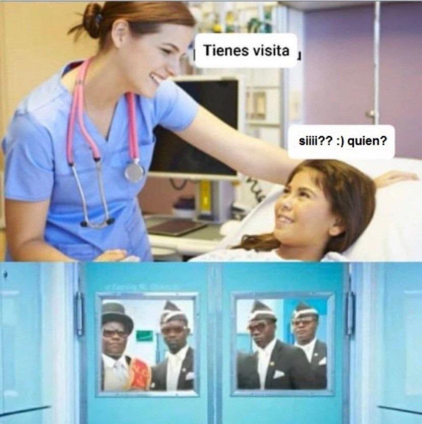 Meme de los negros y el ataud