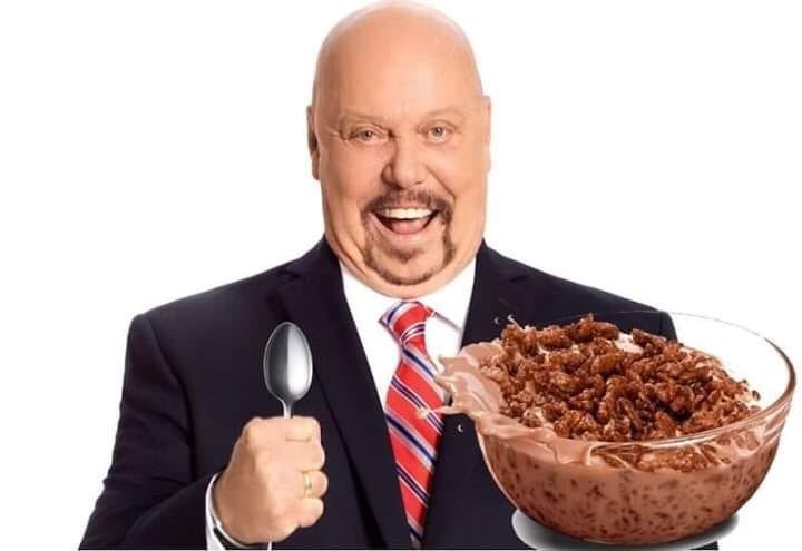 Memes del perro comiendo cereal con cuchara