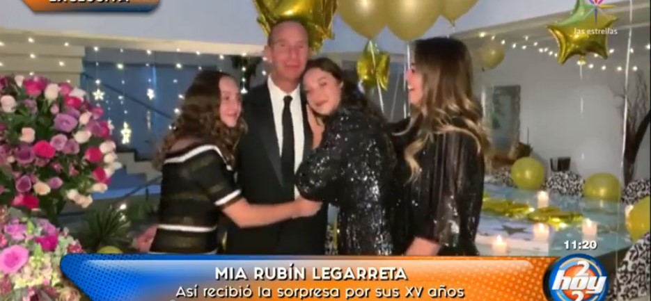 Así fueron los XV años de Mía Rubín Legarreta