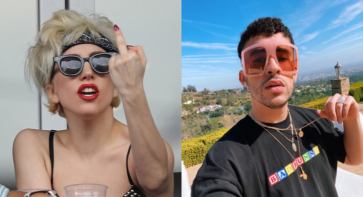 Cancelan a Bad Bunny por rima machista contra Lady Gaga