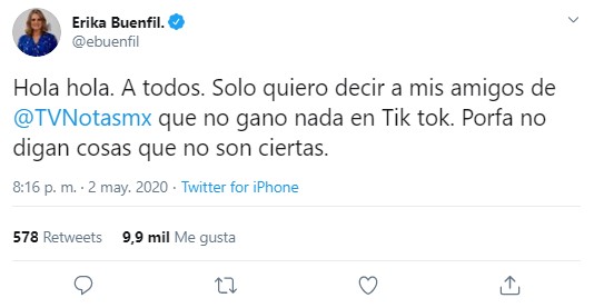 Revelan la supuesta cantidad que Erika Buenfil cobra por TikTok