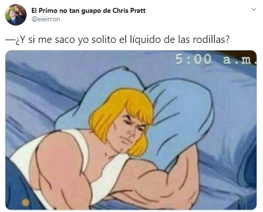 Liquido de las rodillas meme