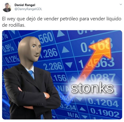 Liquido de las rodillas meme