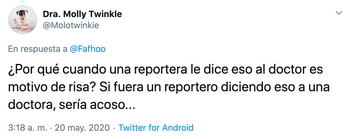 Reportera pregunta a López Gatell por que tan guapo y se chivea