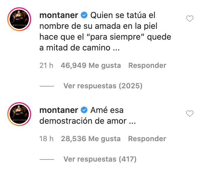 Camilo se tatua nombre de su esposa Evaluna Montaner