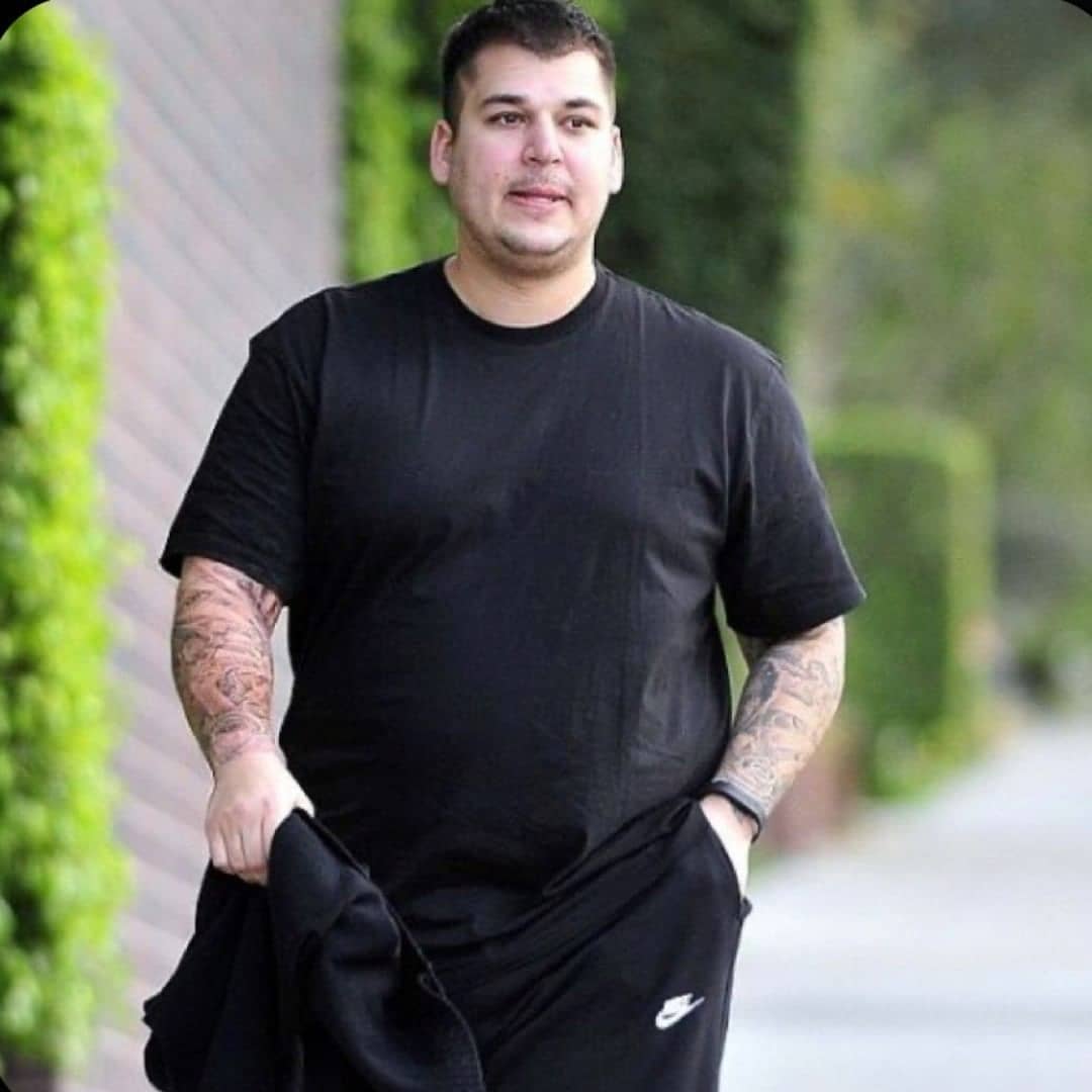 Rob Kardashian, cómo pasó de ser un galán a pesar 130 kilos