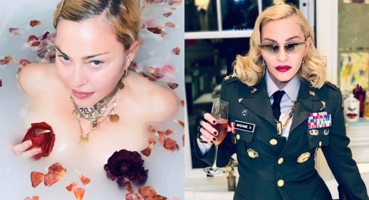 Madonna publica polémica foto semidesnuda en Instagram
