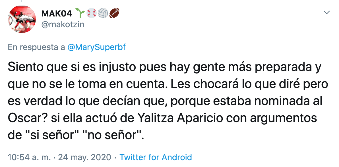 Critican a Yalitza Aparicio tras publicar articulo en The New York Times