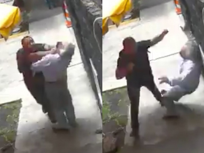 Video: Quién es Lord Banqueta y por qué empuja a la gente