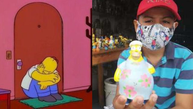 Niño vende colección de Los Simpson para ayudar a su familia