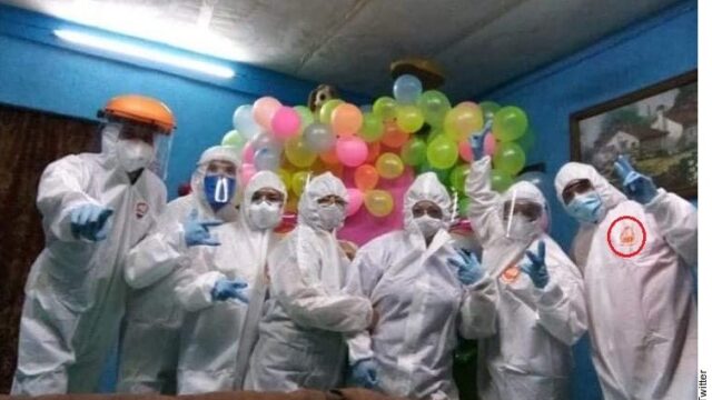 Roban material de hospital en Veracruz para hacer fiesta