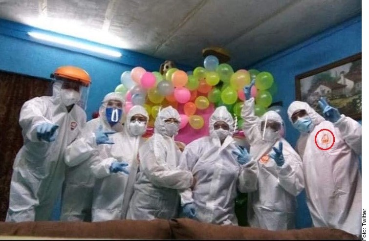 Roban material de hospital en Veracruz para hacer fiesta