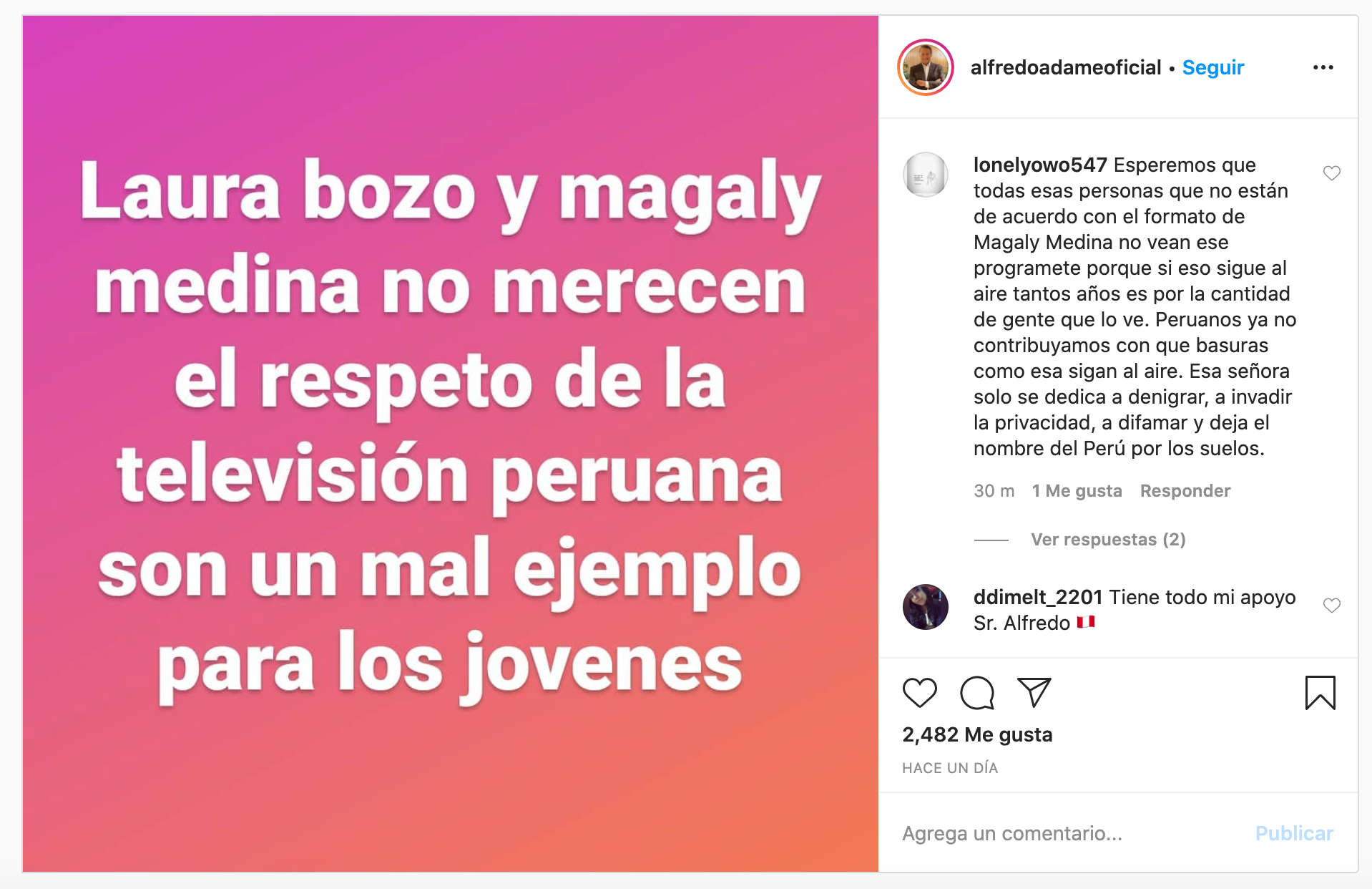 Alfredo Adame se pelea con Magaly Medina