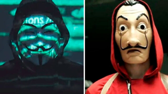 Centennials culpan a Anonymous de copiarle a "La Casa de Papel"