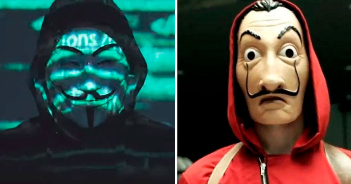 Centennials culpan a Anonymous de copiarle a "La Casa de Papel"