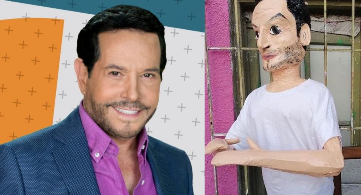 Lanzan piÃ±ata de foto Pepillo Origel con su novio y el horno