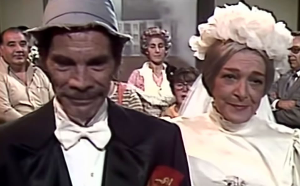 La escena censurada en la boda de Don Ramón y la Bruja del 71 en el Chavo del 8