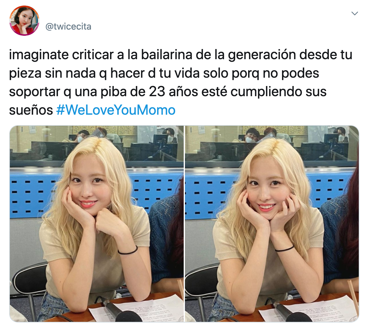 Once defiende a Momo de TWICE de criticas tras cantar en encore