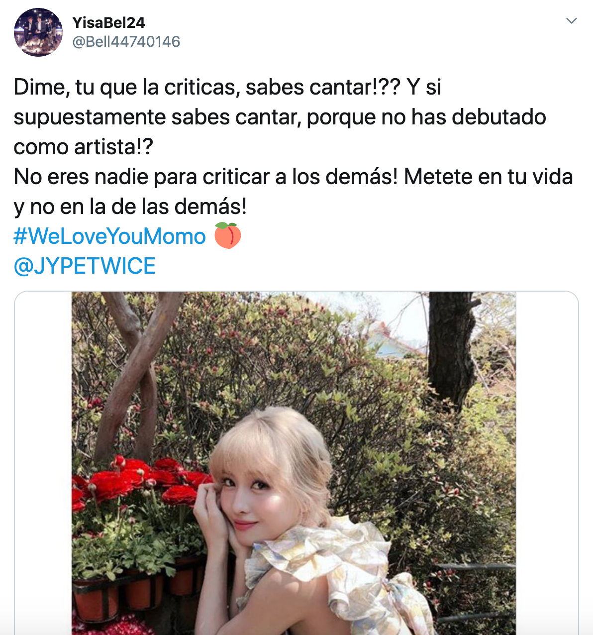 Once defiende a Momo de TWICE de criticas tras cantar en encore