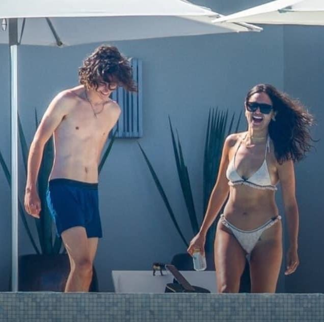 Eiza González y Timothee Chalamet