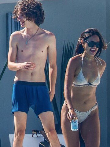 Eiza González y Timothee Chalamet