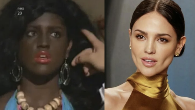 Hace algunos unos años, Eiza se pintó la cara de negro en una escena de "Lola Érase una Vez" y ahora paga las consecuencias.