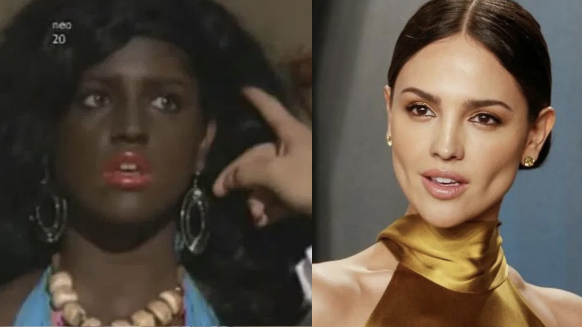 Hace algunos unos años, Eiza se pintó la cara de negro en una escena de "Lola Érase una Vez" y ahora paga las consecuencias.