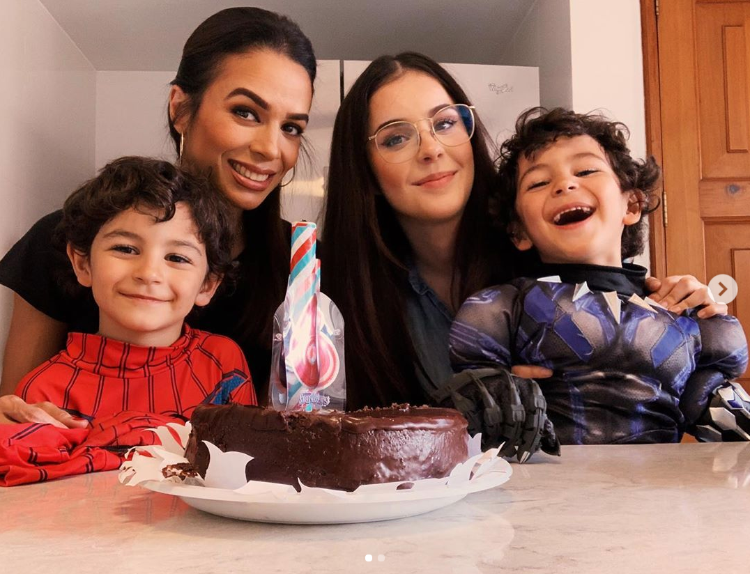 Así festejaron Biby Gaytán y Eduardo Capetillo el cumpleaños de sus gemelos