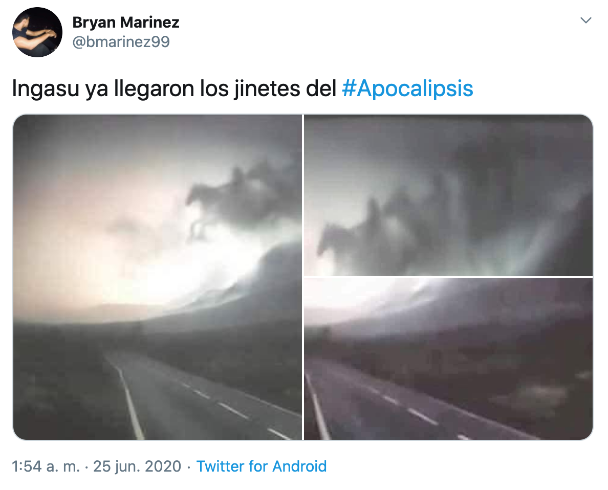 Anuncian la llegada de los 4 jinetes del apocalipsis en redes sociales