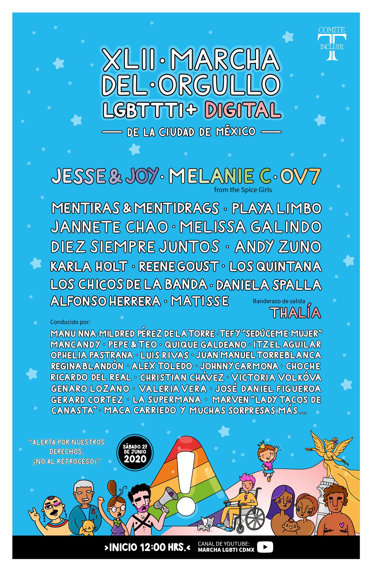 Fiestas digitales Orgullo LGBT+ México 2020