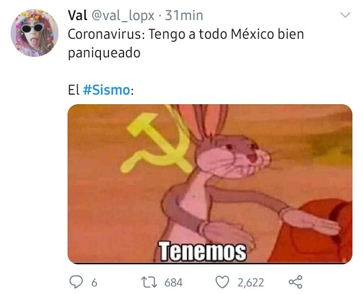Memes del temblor 23 de junio 2020