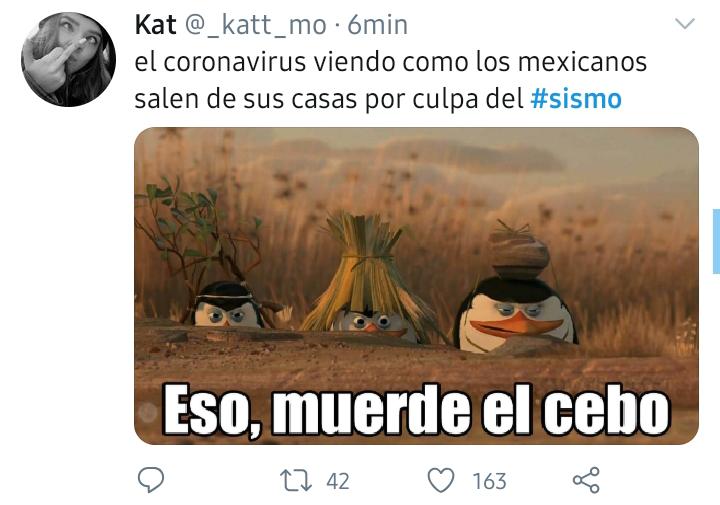 Memes del temblor 23 de junio 2020