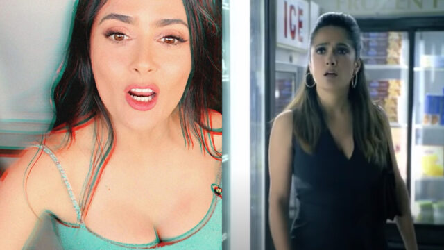 Salma Hayek publica video consiguiendo leche para su hija