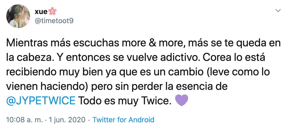 Twice estrena comeback con "MORE & MORE" y asÃ­ reaccionÃ³ ONCE