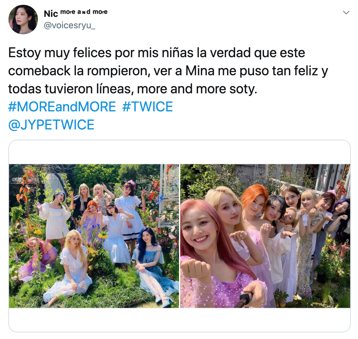 Twice estrena comeback con "MORE & MORE" y asÃ­ reaccionÃ³ ONCE