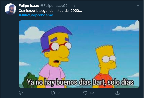 Julio ya comenzó y nos sorprende con estos memes