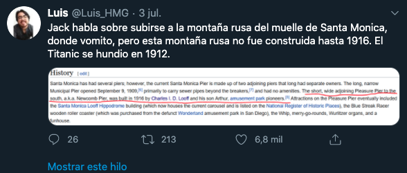 Titanic teoria fantasía