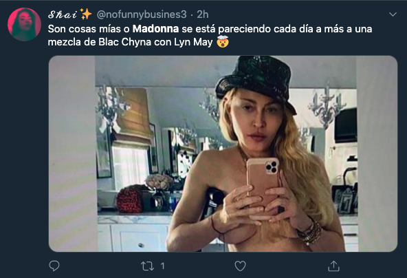 Madonna topless foto críticas