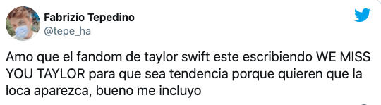 Taylor Swift está desaparecida preocupa todos sus fans