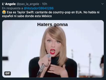 Aseguran Taylor Swift será candidata al PAN: Memes