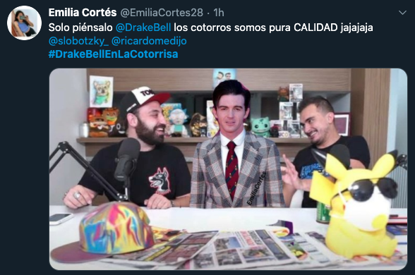 Memes para que Drake Bell vaya invitado La Cotorrisa